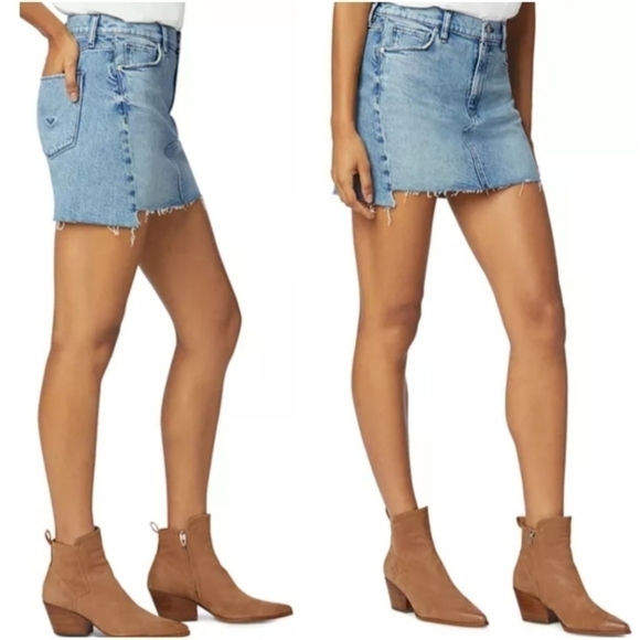 Hudson The Viper Denim Skirt In Soft This Life - Picture 2 of 6